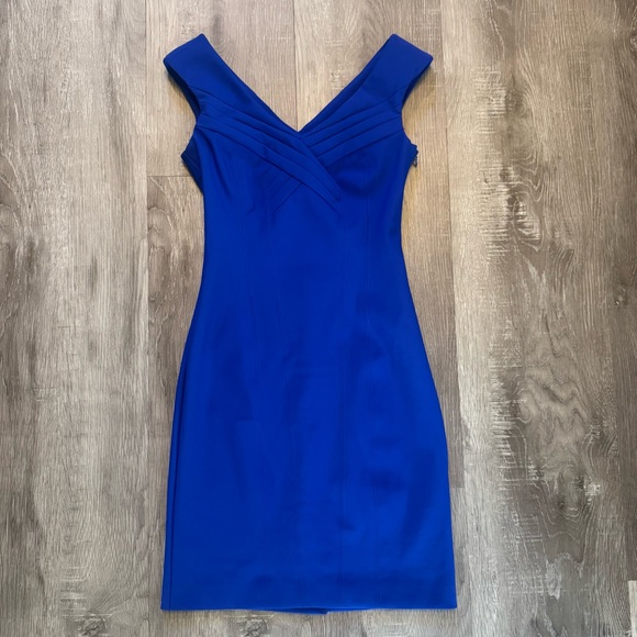 Laundry by Shelli Segal Royal Blue Cocktail Dress - Picture 1 of 9